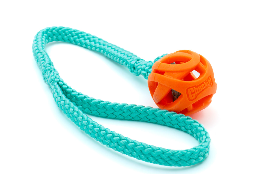 Chuckit! Air Fetch Ball met Tugfun touw - Kies zelf je kleur