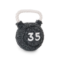 Lambwolf Kettlebell – Hondenspeelgoed met piepbal en touwhandvat